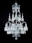 lampadario in cristallo baccarat solstice ventiquattro luci