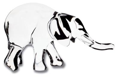 elefante in cristallo baccarat