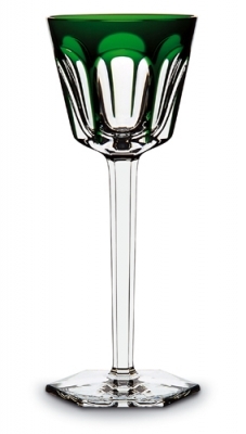 bicchiere verde in cristallo harcourt baccarat