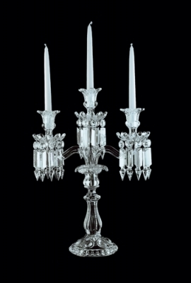 baccarat crystal candelabra medaillon