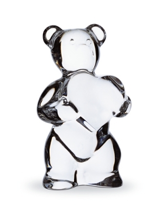 teddy bear in cristallo baccarat