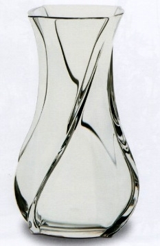 vaso in cristallo serpentine baccarat