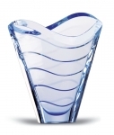crystal vase wave baccarat